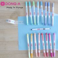 ปากกาไฮไลท์ ปากกาเน้นข้อความ Twinliner SOFT DONG-A  2 หัว ปากกา ปากกาสี ไฮไลท์ donga เน้นข้อความ