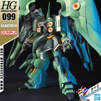 VCA ⭐️ BANDAI GUNPLA HIGH GRADE UNIVERSAL CENTURY HGUC HG 1/144 NZ-666 KSHATRIYA ประกอบ หุ่นยนต์ โมเดล กันดั้ม กันพลา ของเล่น VCAGTH