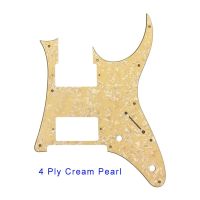 Feiman อะไหล่กีตาร์-สำหรับ10หลุมสกรู MIJ Ibanez RG 2550Z Pickguard กีตาร์ Humbucker HH รอยขีดข่วนแผ้นปิ๊กอัพมีหลายสี