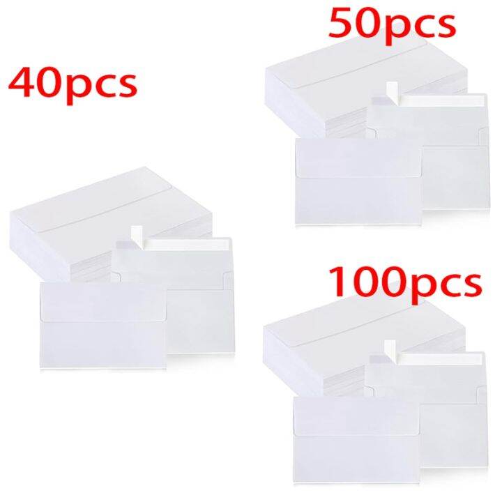 Invitation Envelopes, A6 Printable White Envelopes for Weddings