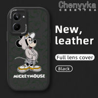 เคส Chenyyka สำหรับ Realme 10 Pro 5G Realme 10 Pro Plus เคสมิกกี้เมาส์แฟชั่นการ์ตูนใหม่ซิลิโคนนิ่มฝาครอบเคสใส่โทรศัพท์หนังด้านหลังเคสกันกระแทกเลนส์กล้องถ่ายรูปเคสป้องกันรวมทุกอย่าง