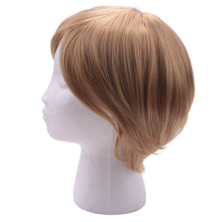 short-layered-fluffy-wavy-full-synthetic-wig-blonde-highlights