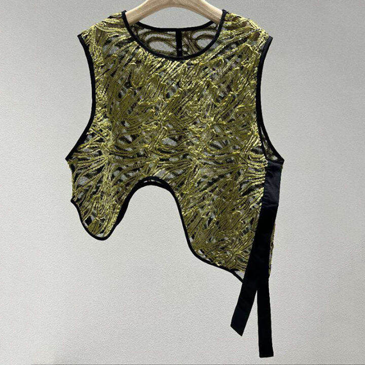 xitao-vests-irregular-women-mesh-vests-top