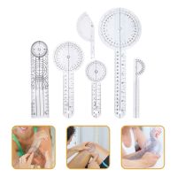 【CW】 6pcs Spinal Goniometer Plastic Ruler Protractor