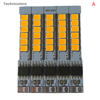 Technicolore 5ชิ้นไฟ LED แฟลชเทียนไดโอดบอร์ดโคมไฟ DIY เทียนเลียนแบบเปลวไฟ PCB อุปกรณ์ตกแต่งหลอดไฟ