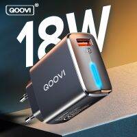 QOOVI 3A USB Wall Charger 18W Quick Charge 3.0 QC Fast Charging Adapter Mobile Phone Charger For iPhone Samsung S10 Xiaomi Redmi Wall Chargers