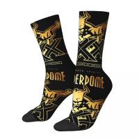 Autumn Winter Harajuku Unisex Thunderdome 30 Years Socks Non-slip Skateboard Socks Socks Tights