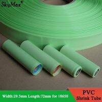 20/50/100/500pcs 18650 Lipo Battery Wrap PVC Heat Shrink Tube Precut Width 29.5mm x 72mm Insulated Film Protect Case Pack Sleeve Cable Management