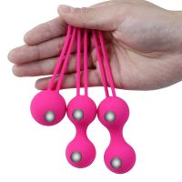 ▥☂ Short12hfh2tr Silicone Vagina Balls Kegel Vaginal Training Tighten Exercise for Female Stimulation