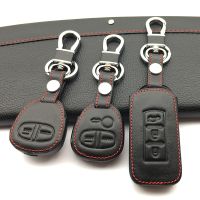 卍♛ High quality Genuine Leather cover wallet key remote case For Mitsubishi outlander asx colt LANCER Grandis Pajero sport 2 button