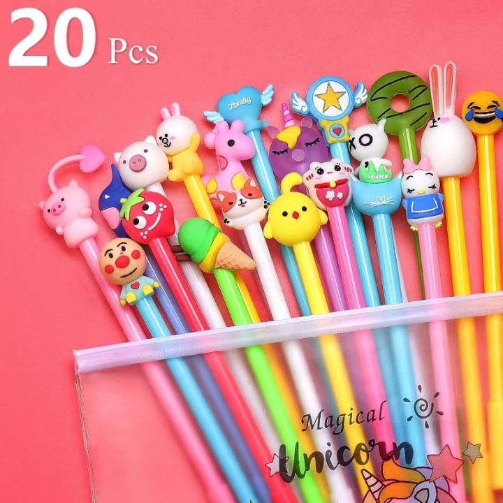 Cartoon Ballpoint Pen 20pcs Ball Pens (Random) | Lazada PH