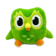 Duolingo นกฮูกตุ๊กตาหนานุ่มคู่ Plushie ของ Duo นกฮูกการ์ตูนอะนิเมะตุ๊กตานกฮูกของขวัญวันเกิดเด็กตุ๊กตาสัตว์ยัดไส้นุ่ม
