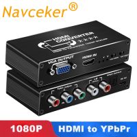 2023 Best HDMI to 1080P Component Scaler Converter  HDMI to VGA or YPbPr 5RCA Video Converter Adapter with Optical and R/L Audio