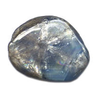 พลอย ไพลิน แซฟไฟร์ แท้ ธรรมชาติ ( Natural Sapphire Trapiche ) หนัก 1.63 กะรัต