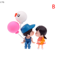 LTG ตกแต่งรถน่ารักการ์ตูนคู่รัก Action FIGURE figurines Balloon ornament UK