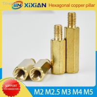 Hex Brass Spacer M2 M2.5 M3 M4 M5 Standoff Hexagon Stand off Motherboard Column Rack Stud Copper Pillar PCB Board Nut Bolt Screw