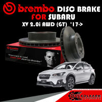 จานเบรก BREMBO SUBARU IMPREZA 2.0i AWD (GT, GK)  16-&amp;gt; (09 D768 11)(09 D767 11)