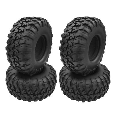 4PCS 118mm 1.9 Rubber Tire Wheel Tyre for 1/10 RC Crawler Car Traxxas TRX4 D90 Axial SCX10 II III Wraith Redcat MST