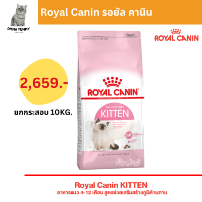 Royal Canin Kitten 10KG  อาหารเม็ดลูกแมว อายุ 4-12 เดือน