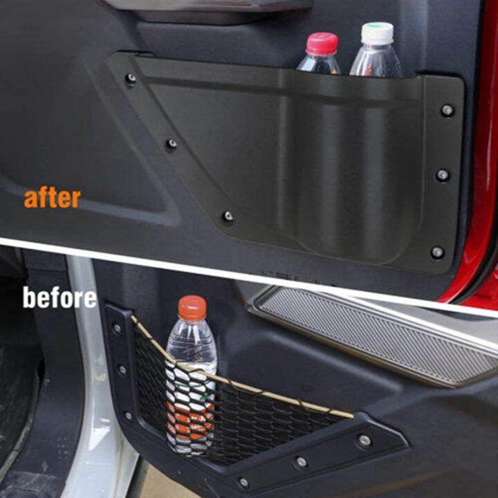 front-door-storage-box-water-cup-holder-storage-box-black-storage-box-interior-accessories-for-2021-2022-ford-bronco-2pcs