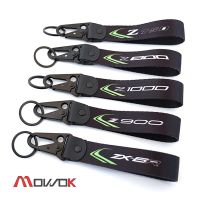 ✲卐✜ For Kawasaki Z900 Z750 Z800 Z1000 Ninja ZX6R ZX10R ER6N Versys 650 1000 x300 Motorcycle Embroidery Key Ring Keychain