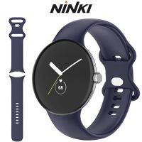 [2022สายรัดนุ่ม] NINKI ระบายอากาศสายรัดซิลิโคนน้ำหนักเบาสำหรับ Google Pixel Watch,ซิลิโคนอ่อนนุ่มล้างทำความสะอาดได้วัสดุ Ajustable ผู้ชายและผู้หญิงวงสำหรับ Google Pixel นาฬิกาแทนที่สาย