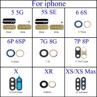 เลนส์ Gl กล้องหลังสำหรับ Iphone 5G 5S 6S 7G 8G 8 Plus X Xr Xs Max ฝากล้องมองหลัง3M พร้อมชิ้นส่วนใช้แทนกาวสติกเกอร์