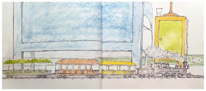 hey-original-english-get-off-our-train-wu-minlan-recommended-picture-book-john-burningham-childrens-picture-story-book