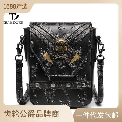 Guangzhou Foreign Trade Bag Womens 2022 New Womens Bag European And American Punk Industrial Retro Style Womens Shoulder Bag