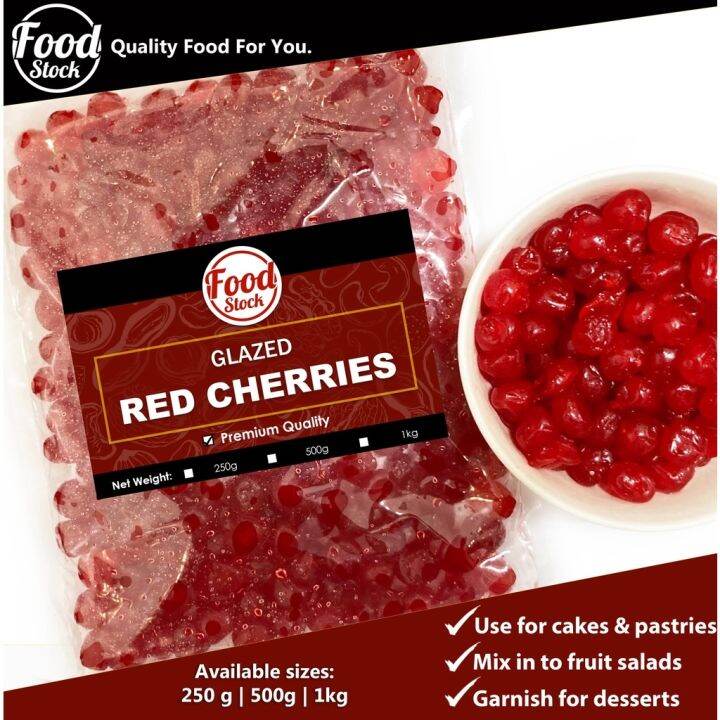 Glazed Cherries (250g 500g 1kg) Lazada PH