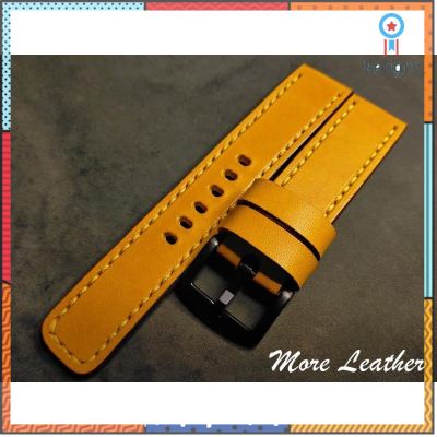 More Leather สายนาฬิกาหนัง สายนาฬิกาแฮนด์เมดสไตล์วินเทจ สปริง1คู่ ขนาด18mm,20mm,22mm,24mm Sาคาต่อชิ้น (เฉพาะตัวที่ระบุว่าจัดเซทถึงขายเป็นชุด)