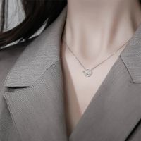 [Free ship] Ancient cat design niche ins clavicle chain female simple light luxury version trendy personality student diamond star necklace