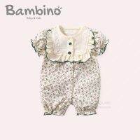 Bambino ชุดจั๊มสูทเด็กทารกผู้หญิง ชุดรอมเปอร์  ชุดบอดี้สูท   ชุดเด็กอ่อน ชุดเด็กแรกเกิด  Baby Bodysuits Jumpsuits