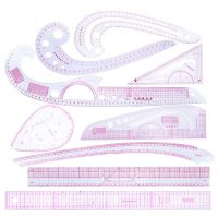 9Pcsset Sewing French Curve Ruler Measure Dressmaking Tailor Drawing Template Craft Tool