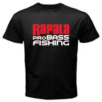 ราคาถูกค่าสัมบูรณ์เสื้อยืด ผ้าฝ้าย พิมพ์ลาย Rapala Pro B Fishing S สีขาว สีดํา สําหรับผู้ชาย IOU126WQE6395ถูกสุดๆ S-5XLS-5XL