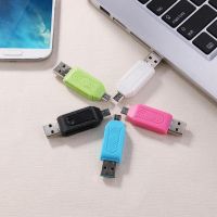 USB2.0 Micro USB OTG Card Reader TF SD Memery Kartu PC Ponsel untuk Xiaomi