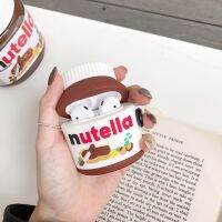 [SOSO 3C accessories] Nutella เฮเซลนัทซอสกระป๋องกรณีสำหรับ AirPods 1 2 3 Pro ชาร์จกล่องซิลิโคนอ่อนนุ่มกันกระแทกหูฟังฝาครอบป้องกัน C Oque