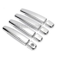 ฝาครอบมือจับประตูด้านนอกสำหรับ Citroen C2 C3 Peugeot 307 / 307CC Chrome Molding Trim