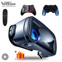 【CW】 VRG Pro VR Glasses Virtual Reality Headset Devices Viar 3D Helmet Goggles Lenses Smart For Smartphone Cell Phone With Controller