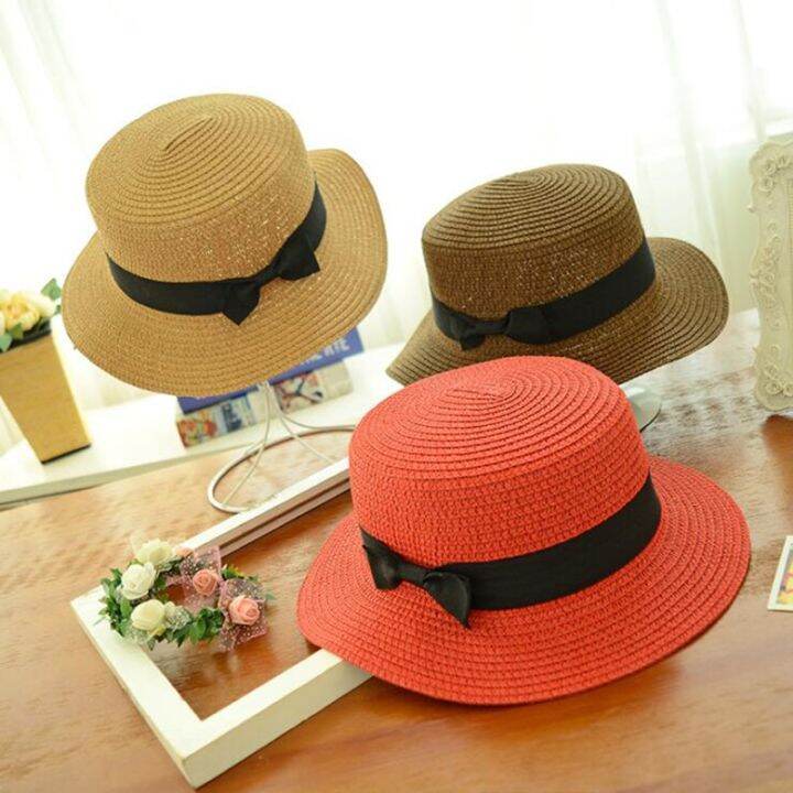 cc-new-summer-women-boater-beach-hat-female-casual-panama-hat-lady-ribbon-classic-bowknot-flat-sun-hat-women-fedoras-travel