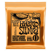 สายกีตาร์ไฟฟ้า Ernie Ball Hybrid Slinky 2222 Nickel Guitar Strings 9-46 ของแท้ MADE IN USA