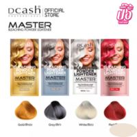 Dcash ดีแคช โปรเฟสชั่นนอล มาสเตอร์ บลีชชิ่ง พาวเดอร์ ไลท์เทนเนอร์ Bleaching Powder Lightener Master 15g &amp; Mildroxy Soft Cream 60ml