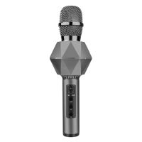 Wireless Bluetooth Microphone Portable Condenser Microphone Karaoke Mic Dazzle Color Handheld Stereo Speake Mic