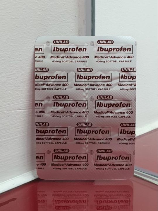 Medicol Advance 400mg (Ibuprofen) Capsule 10 pcs Lazada PH