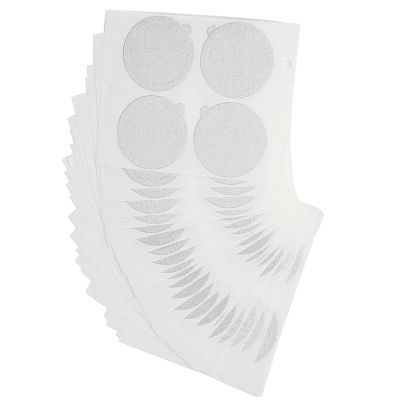 100Pcs Adhesive Aluminum Foil Lids Seals Stickers for Filling Disposable Empty Coffee Pod Reusable Cover 37Mm