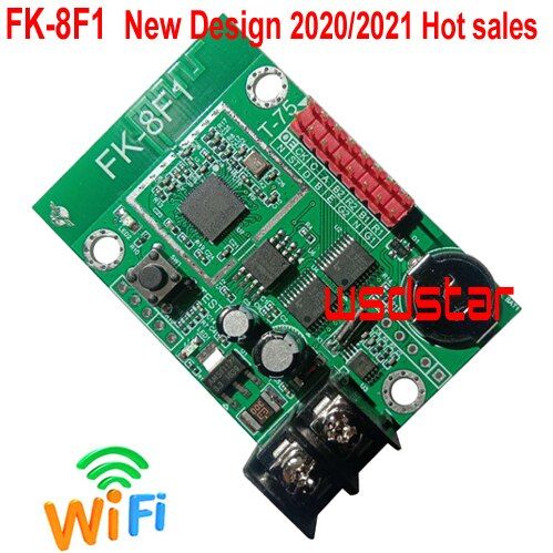 【Worth-Buy】 Fk Fk-8f1 Wifi Led Controller Card 1 * Hub75e 192*64การ์ดควบคุม Led สีเต็มรูปแบบ