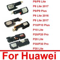 โมดูลลำโพงเสียงกริ่งดังสำหรับ Huawei P8 P9 P10 P30 P20 Pro Lite บวกกับอะไหล่สายเคเบิลงอได้เสียงกริ่ง2017 2016