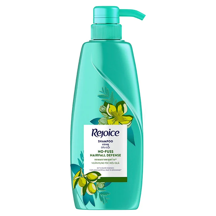 fernnybaby-แชมพู-รีจอยส์-rejoice-450ml-ยาสระผมรีจอยส์-ขวดกลาง-ยาสระผม-รีจอยส์-ขวดปั๊ม-รุ่น-โนฟัสส์-แฮร์ฟอล-ดีเฟนส์-450-มล