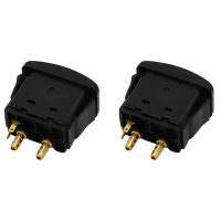 2Pcs Truck Air Pump Control Switch Electric Manual Paddle Valve Truck Seat-Control Air Spring Start Switch