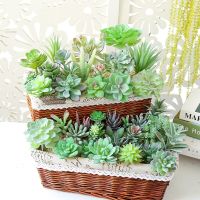 31Styles Green Artificial Succulents Plants for Home Garden Decoration Wedding Plants Wall Flower Arrangement Bonsai Fake Plants